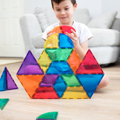 Magnetic Tiles - 36 pc Rainbow Shape Expansion Pack