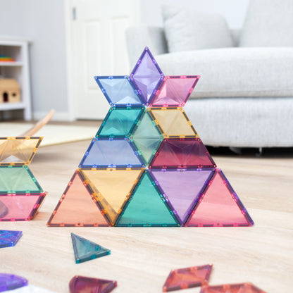 Magnetic Tiles - 48 pc Pastel Shape Expansion Pack