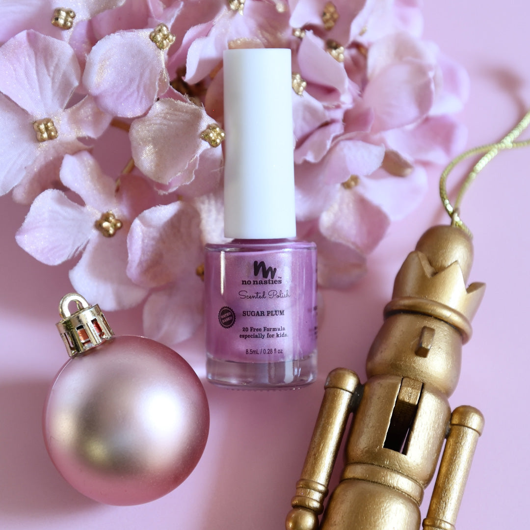 Scented Water Based Nail Polish - Sugar Plum - Pastel Purple