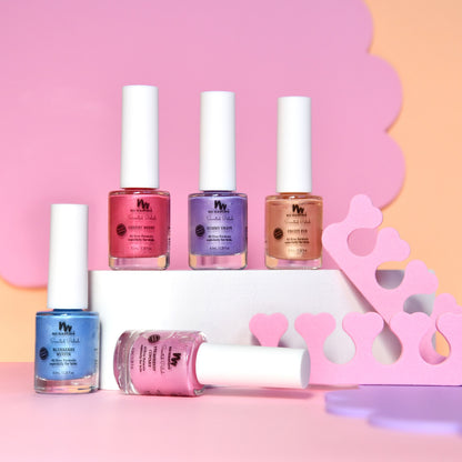 Scented Water Based Nail Polish - Fruity Fun - Pastel Peach