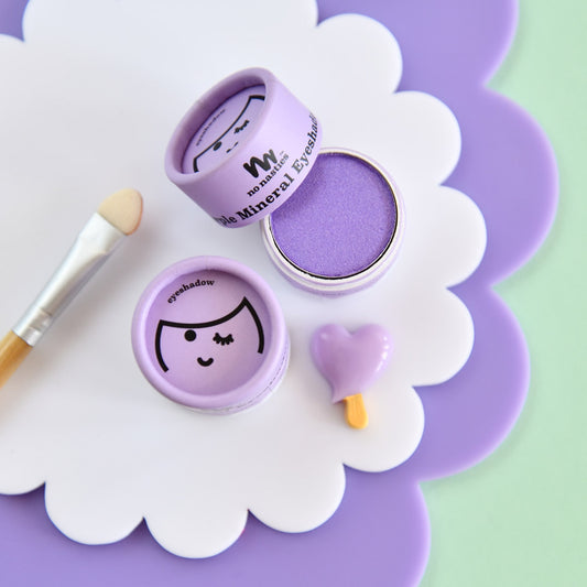 Kids Natural Make Up - Pressed Eco Eyeshadow - Pastel Purple