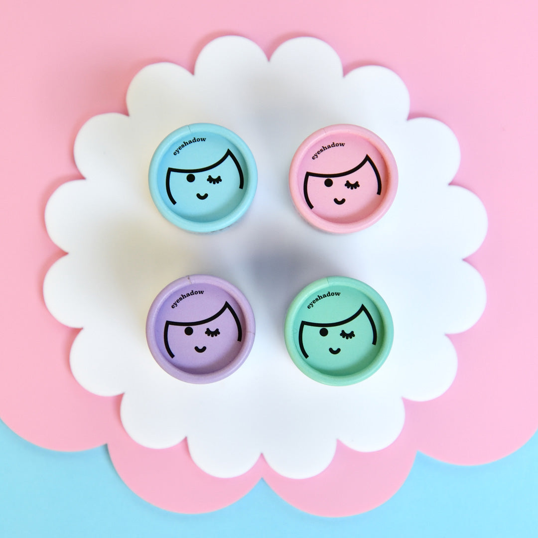 Kids Natural Make Up - Pressed Eco Eyeshadow - Minty Green