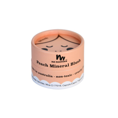 Kids Natural Make Up - Pressed Eco Blush - Shimmery Peach