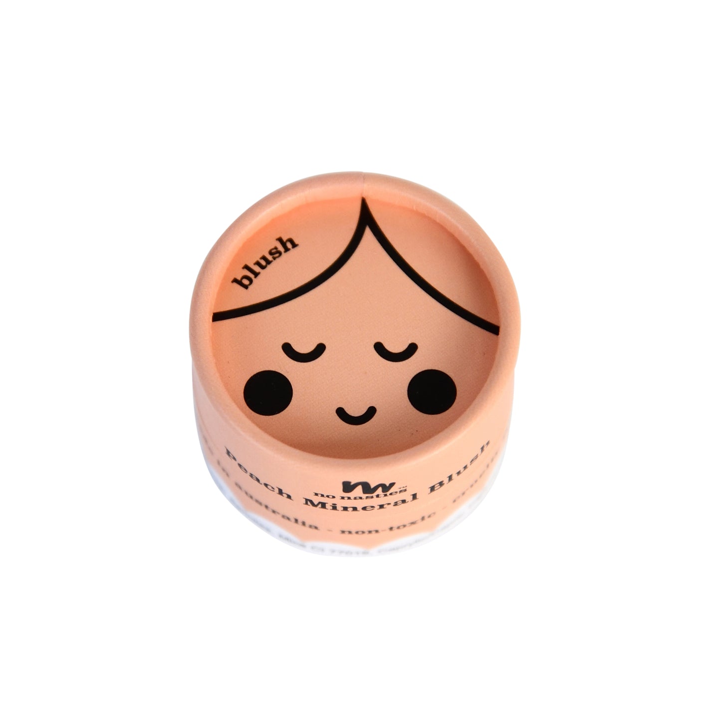 Kids Natural Make Up - Pressed Eco Blush - Shimmery Peach