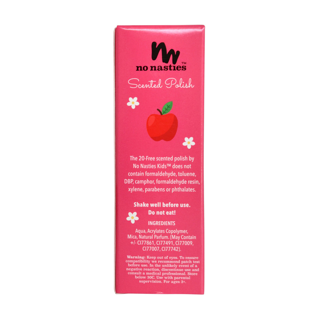 Scented Water Based Nail Polish - Cherry Berry - Bright Pink
