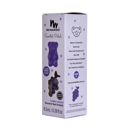 Scented Water Based Nail Polish - Gummy Grape - Purple