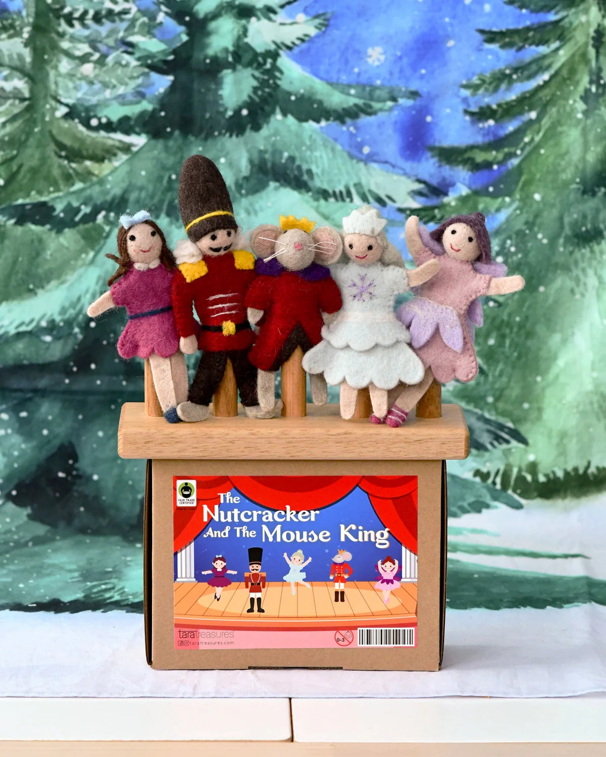 Finger Puppet Set - Nutcracker and the Mouse