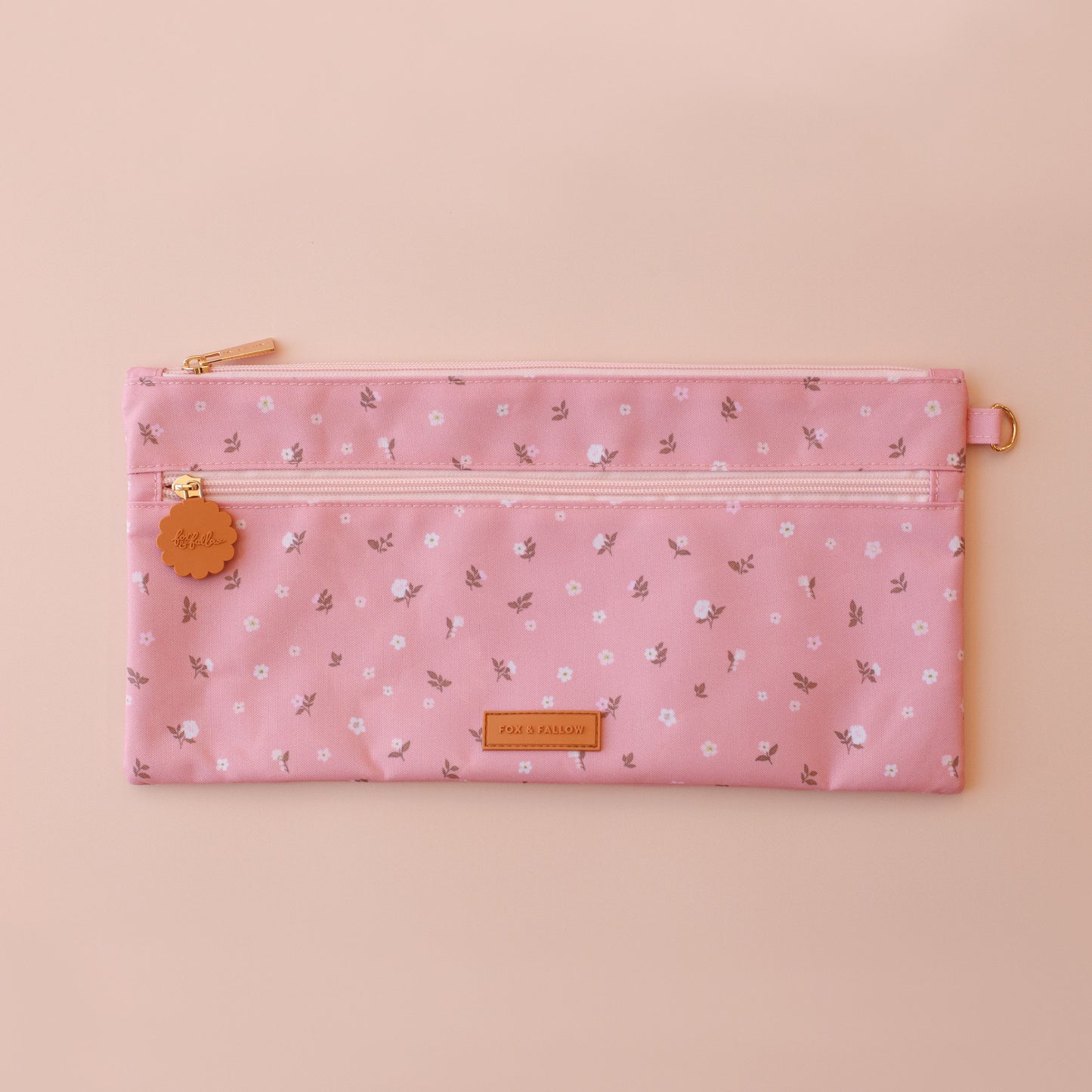 Large Pencil Case - Dusty Roses