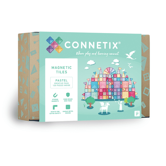 Magnetic Tiles - 120 pc Pastel Creative Pack