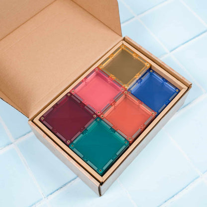 Magnetic Tiles - 40 pc Pastel Square Pack