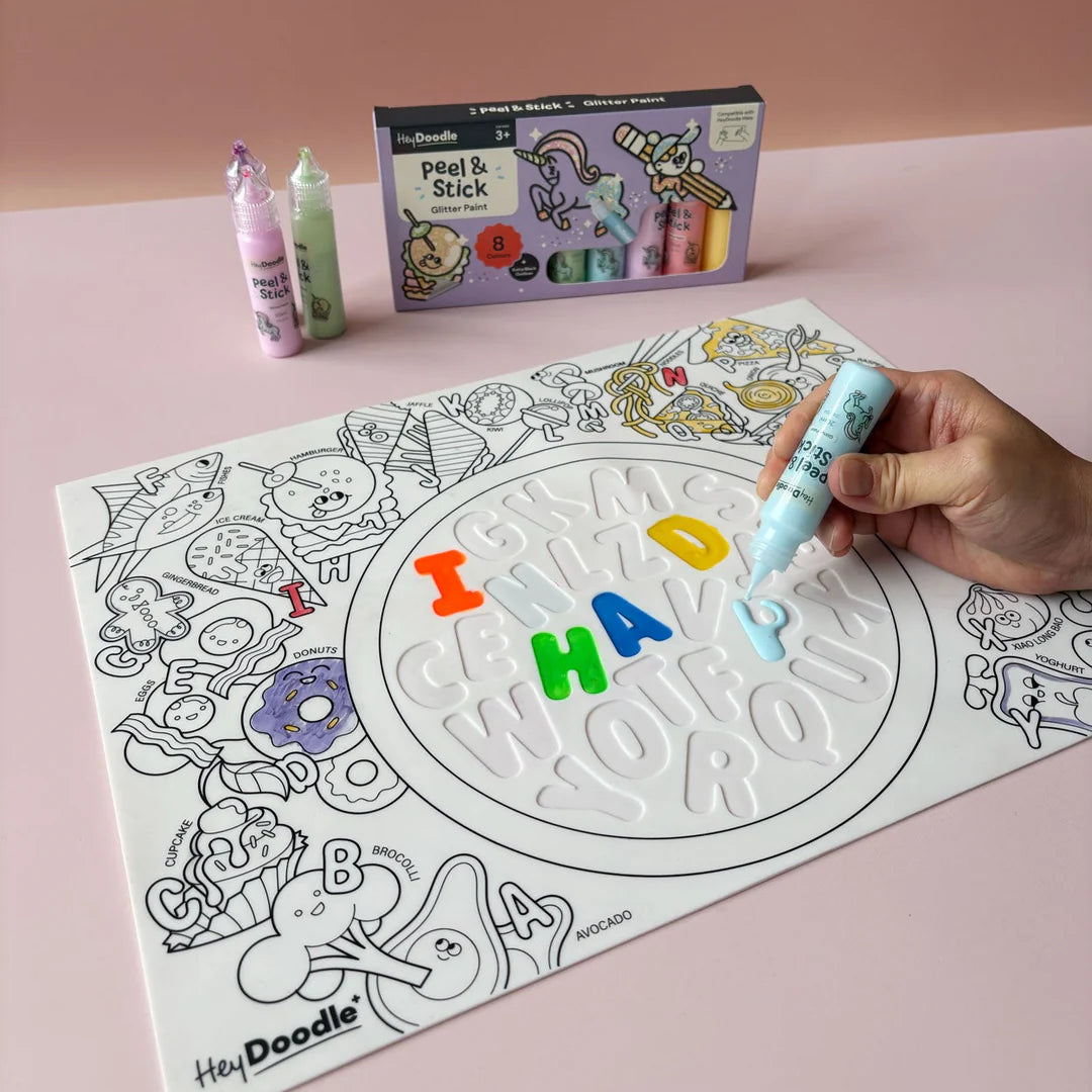 Hey Doodle Peel & Stick Glitter Paint