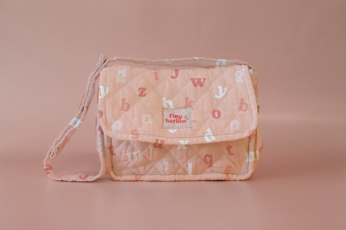 Doll's Nappy Bag and Set - Peachy Alphabet