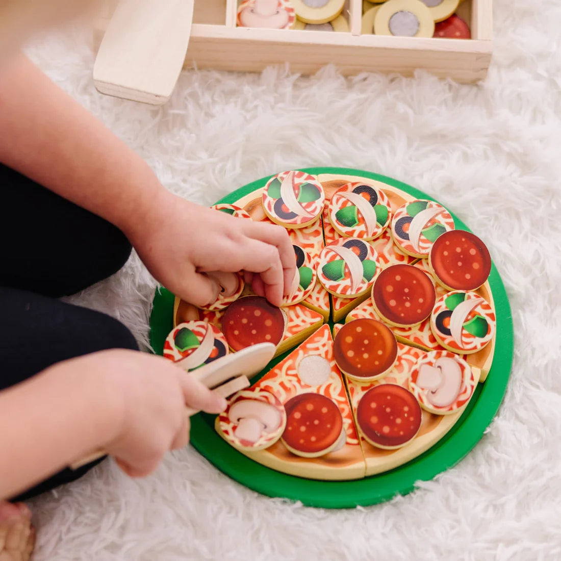 Wooden Pizza Party Kit