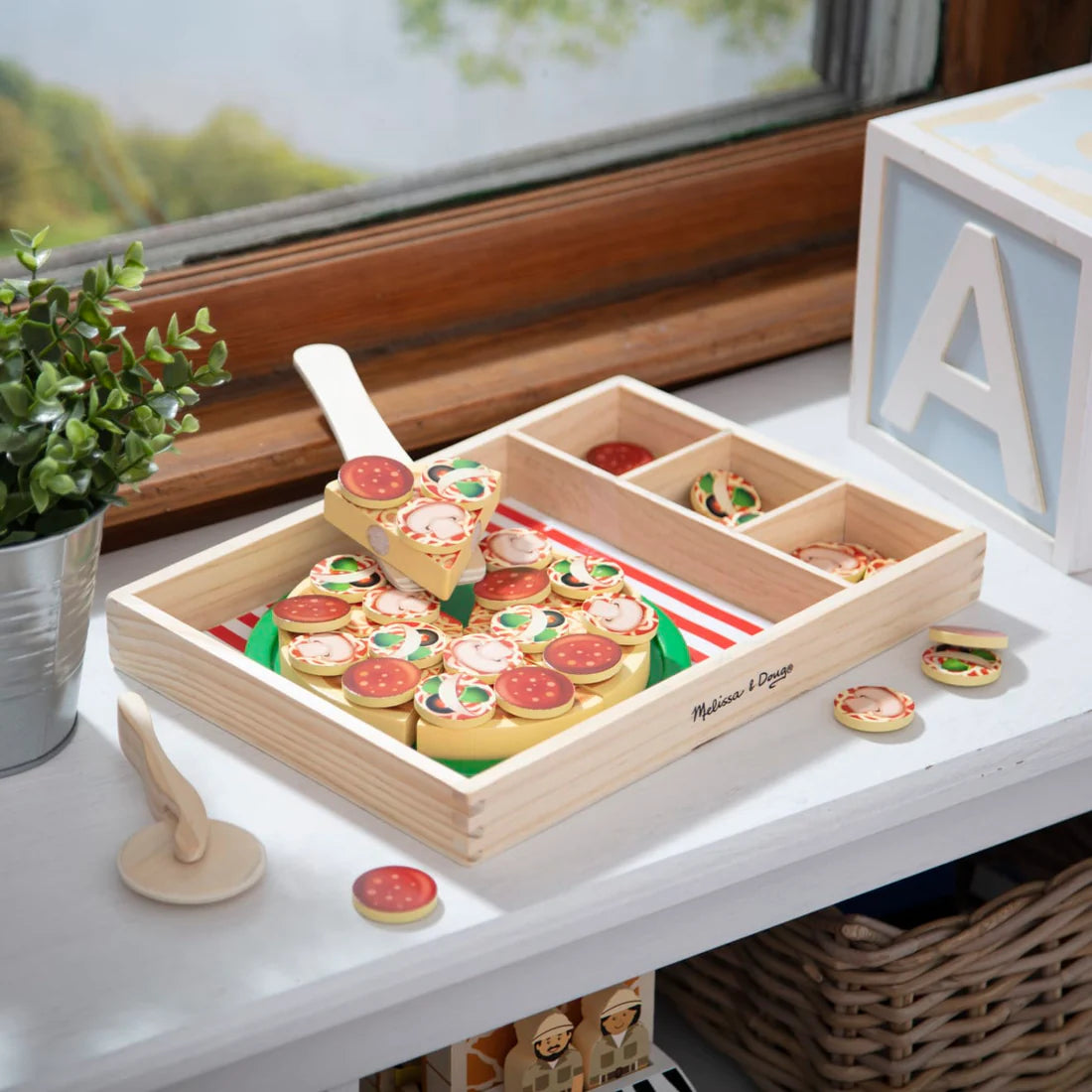 Wooden Pizza Party Kit