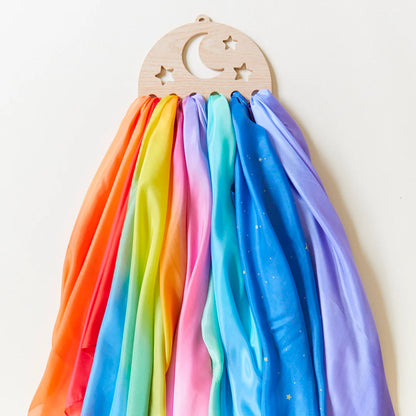Play Silks - Wooden Display - Various Sizes and Patterns