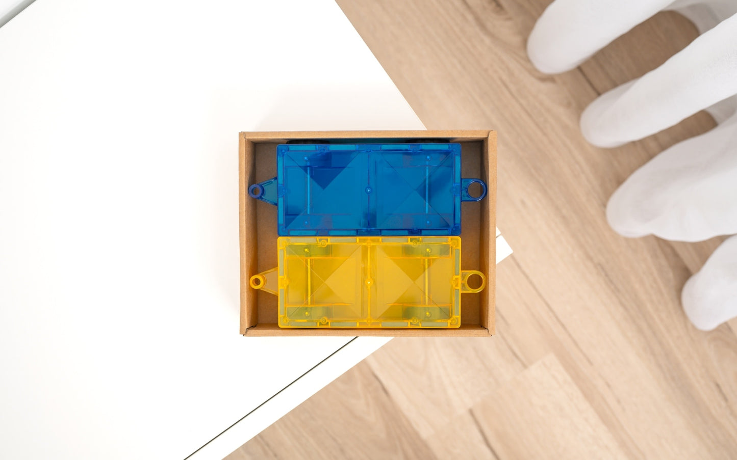 Magnetic Tiles - 2 pc Rainbow Car Pack