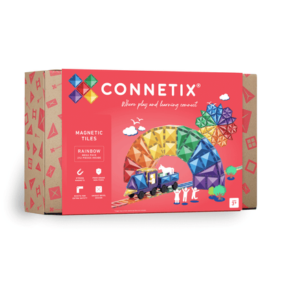 Magnetic Tiles - 212 pc Rainbow Mega Pack