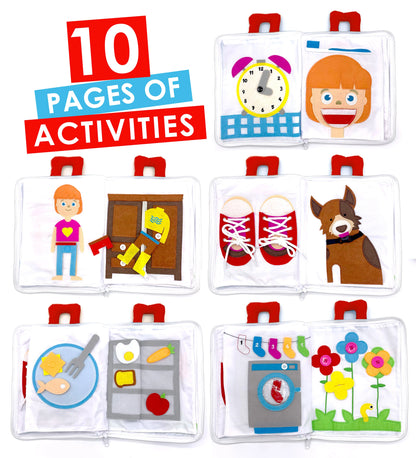 Activity Busy Book - My Big Day - Red Cover