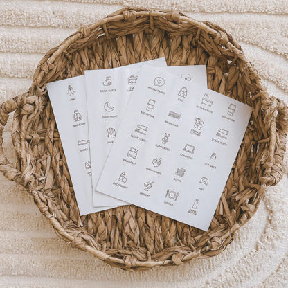 Tile Labels - Routine and Reminders