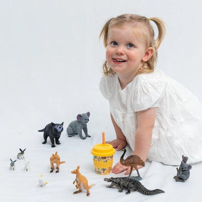 Baby 4oz Chino Cup - Aussie Animals