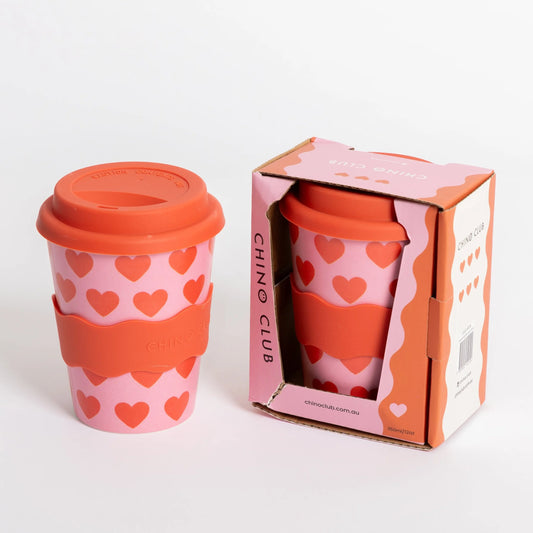 Large 12 oz Coffee Cup - Hearts - NEW!!