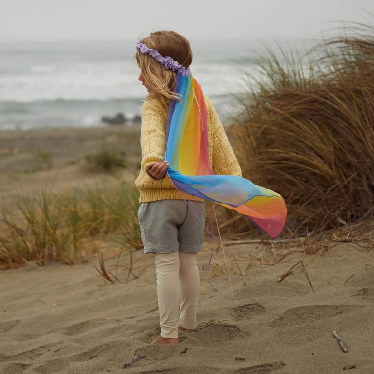 Sarah Silks Veil - Rainbow