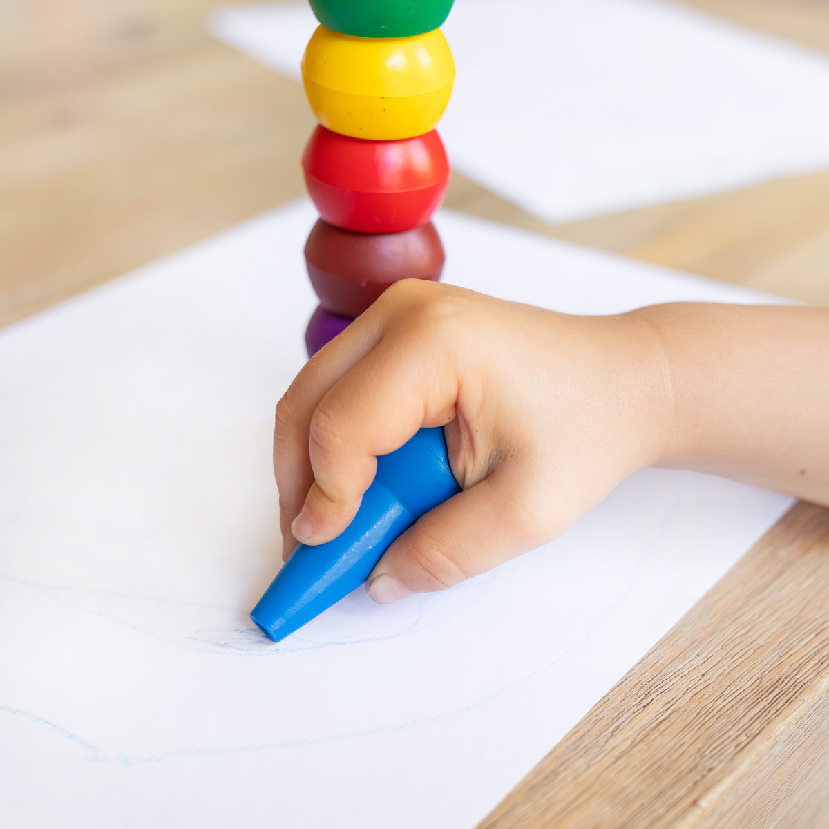 Stackable Crayons - Retro Rainbow – Our Little Darlings