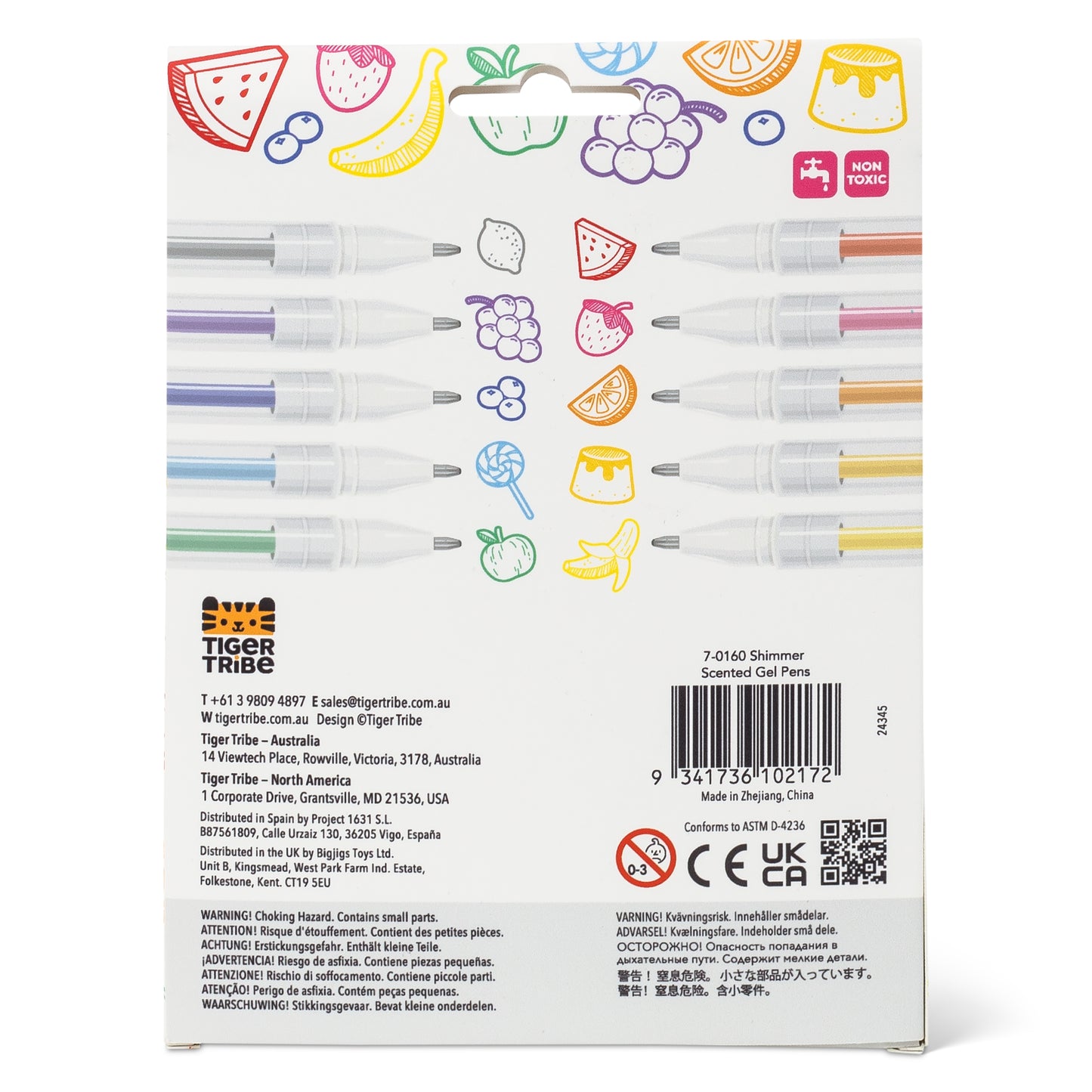 Scented Glitter Gel Pens
