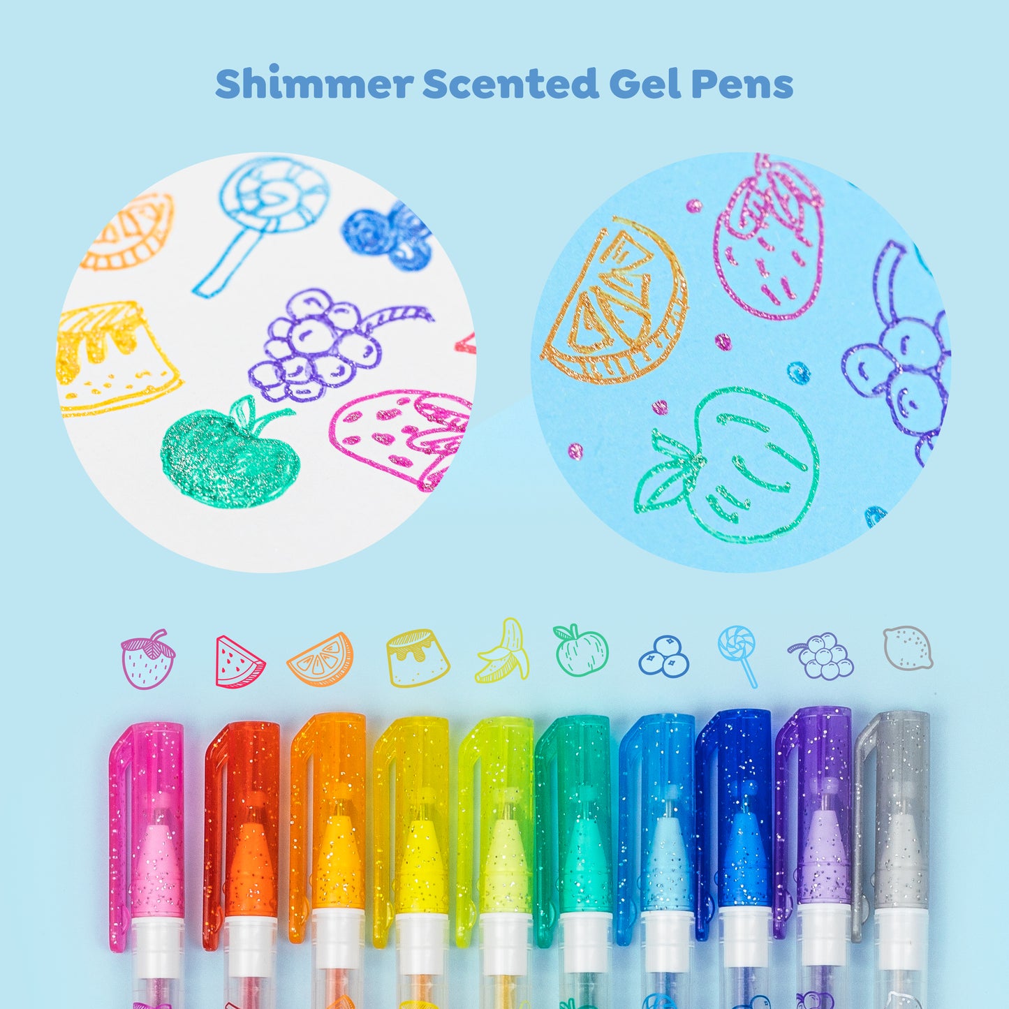 Scented Glitter Gel Pens