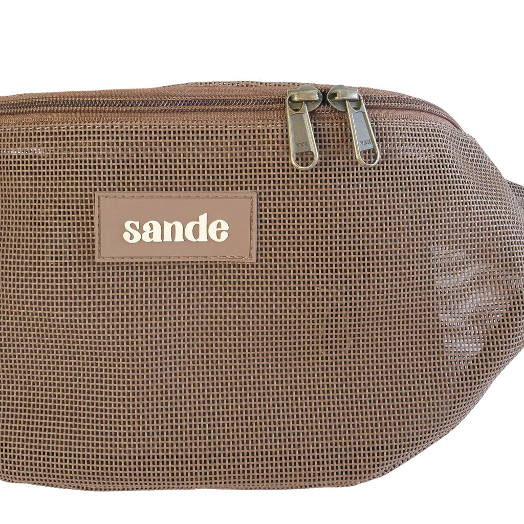 Sande™ Essentials Mesh Crossbody Bag  - Espresso