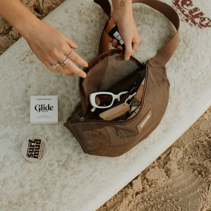 Sande™ Essentials Mesh Crossbody Bag  - Espresso