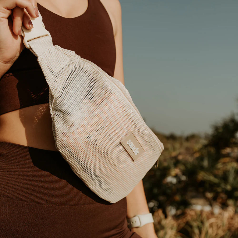 Sande™ Essentials Mesh Crossbody Bag  - Sand