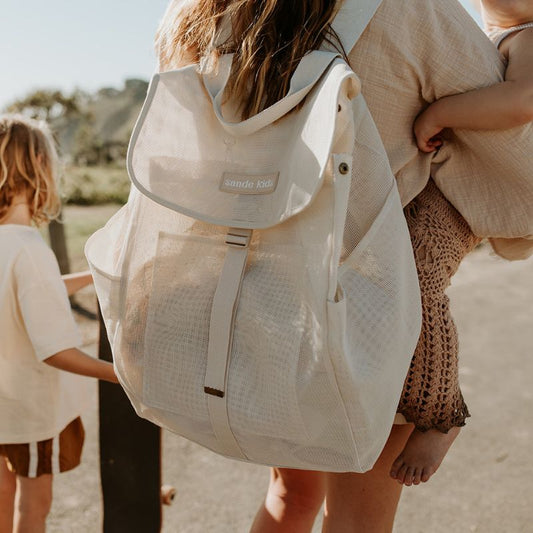 Sande Kids Beach Hauler™ Mesh Backpack - Sand