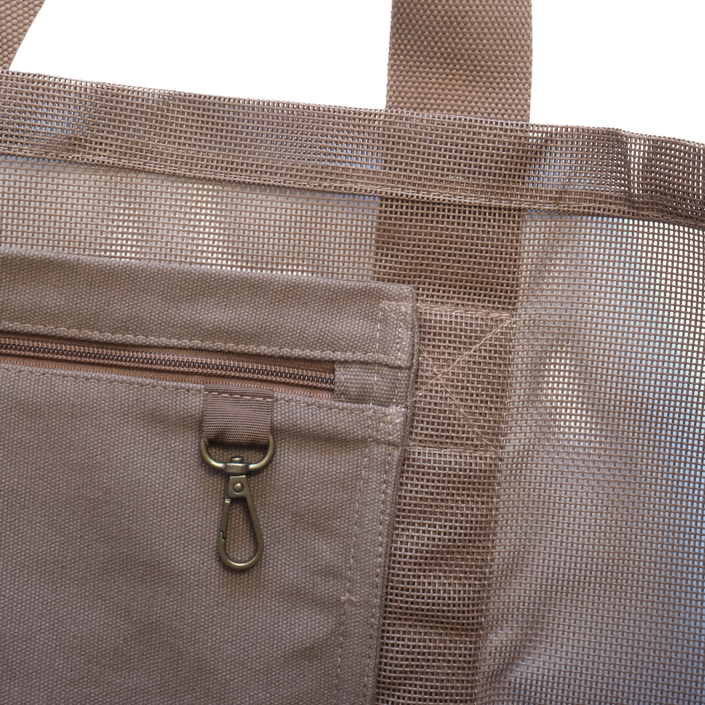 Sande Kids Beach Hauler™ Mesh Bag - Sand - Espresso