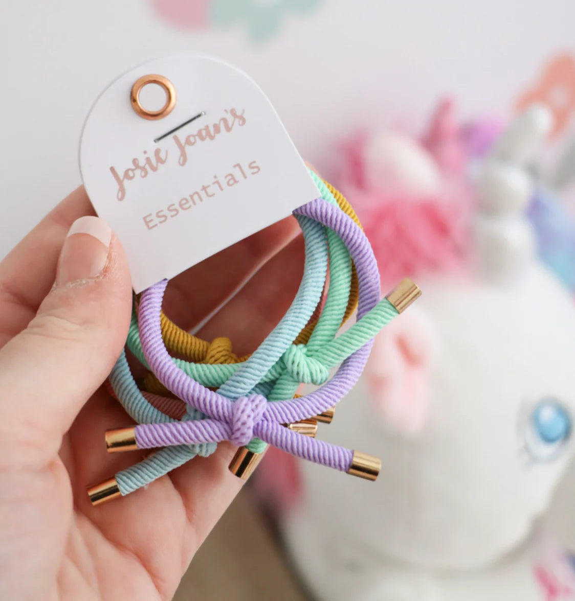 Hair Ties Essential - 5 pack - Pastel Piper