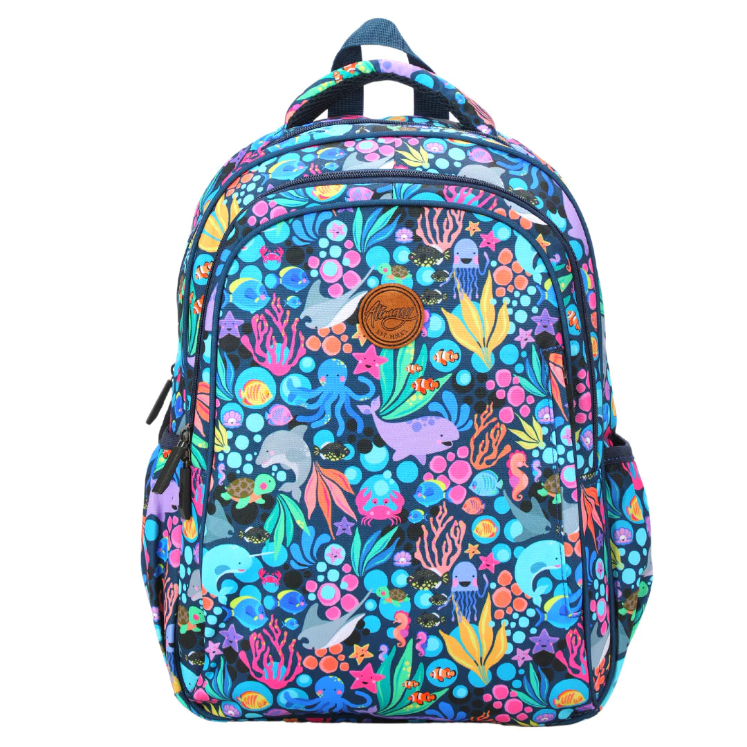 Midsize Kids Backpack - Sealife