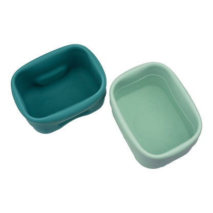 Silicone Snack Cup x 2 - Forest