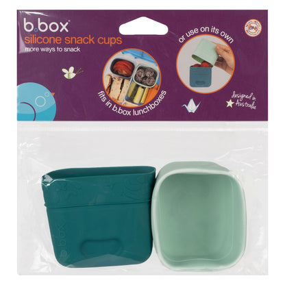 Silicone Snack Cup x 2 - Forest