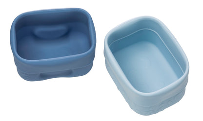 Silicone Snack Cup x 2 - Ocean