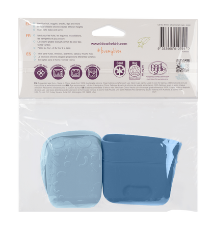 Silicone Snack Cup x 2 - Ocean