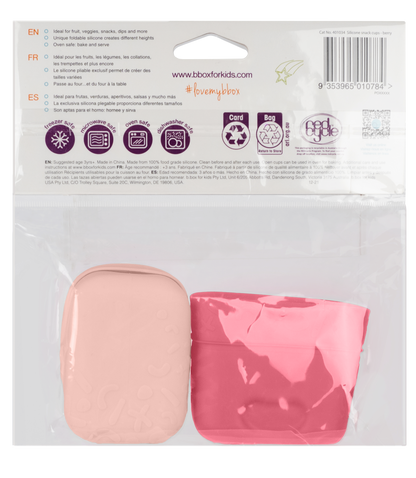 Silicone Snack Cup x 2 - Berry