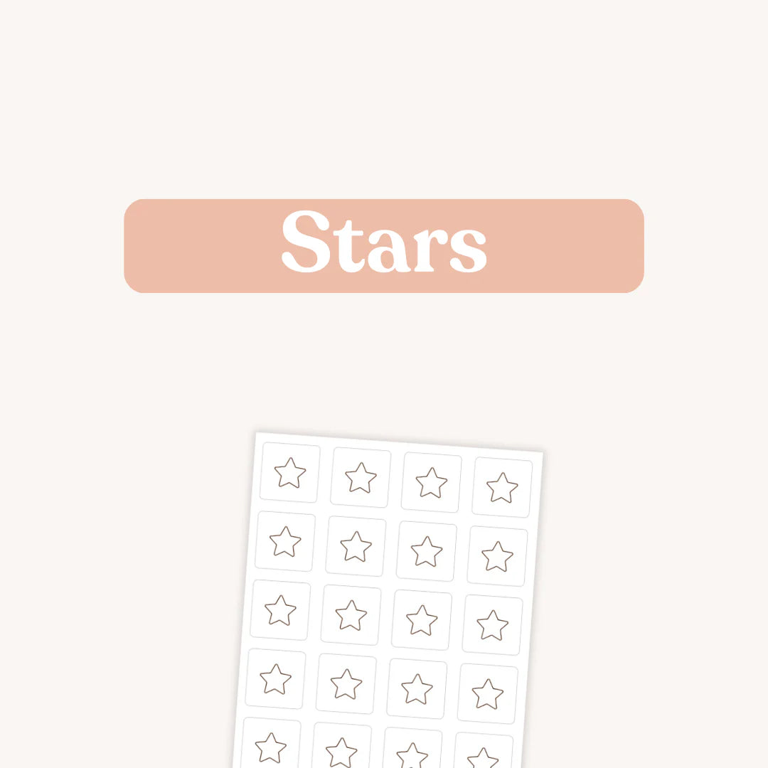 Tile Labels - Stars – Our Little Darlings