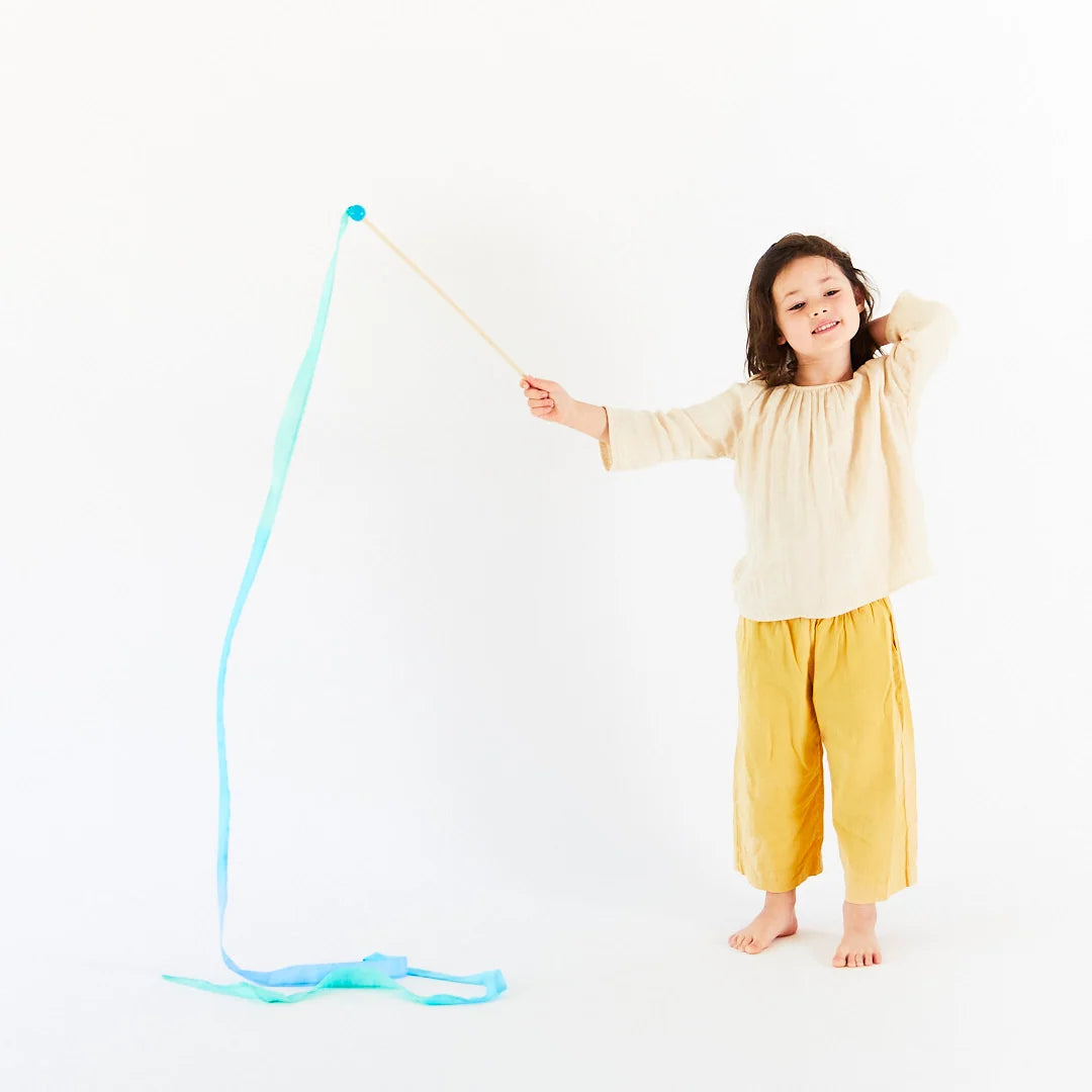Sarah Silks Large Streamer - Sky