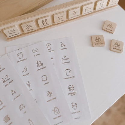 Tile Labels - Routine and Reminders