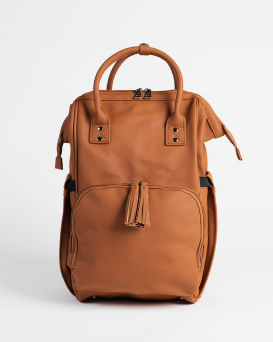 Sunday Luxe Nappy Backpack - Tan