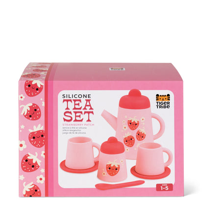 Silicone Tea Set - Strawberry Patch