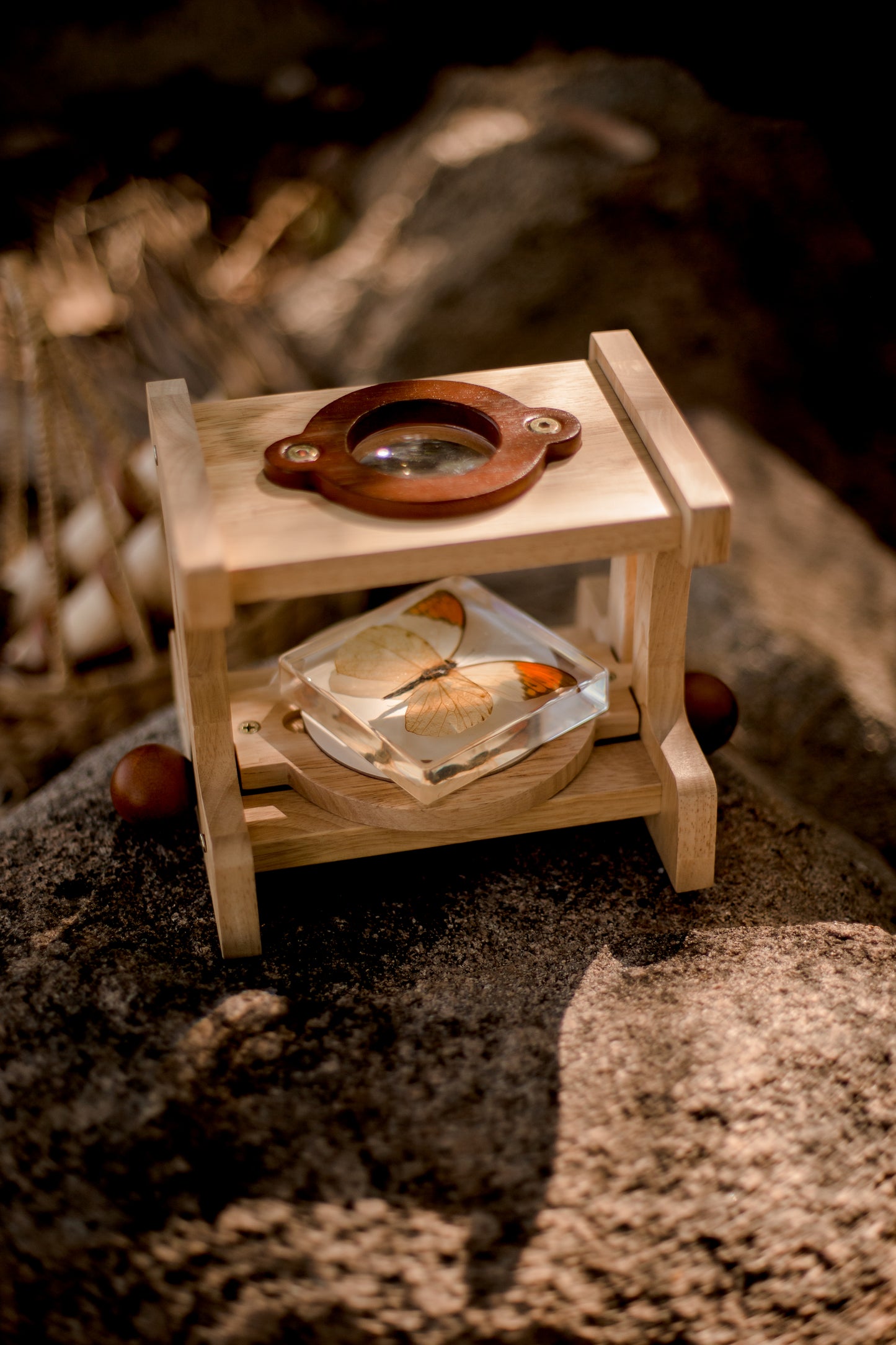 Wooden Microscope