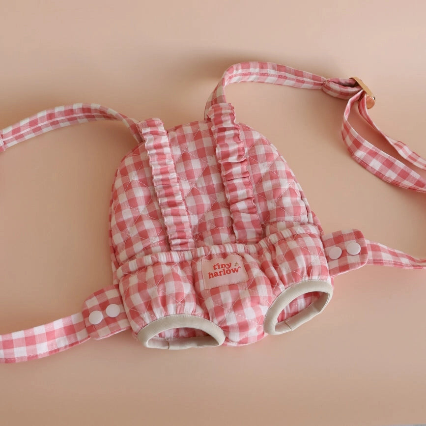 Baby Doll Carrier - Pink Gingham