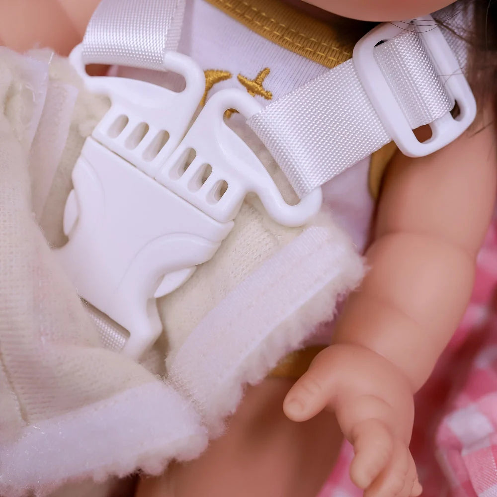 Doll's Car Seat Capsule - Cream Sherpa