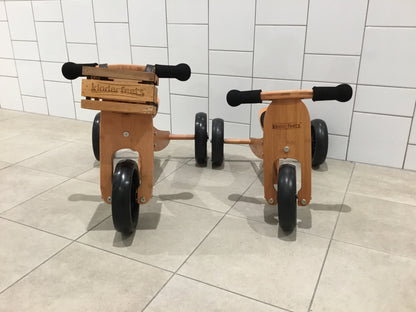 Kinderfeets 2 in 1 Tiny Tot Trike and Balance Bike - Bamboo